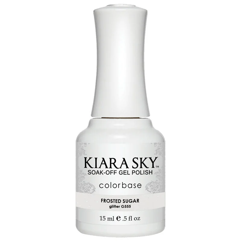 nail polish shade palette-Gel Polish - G555 Frosted Sugar