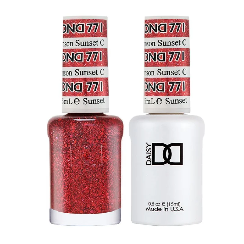 nail polish gutter bowl-DND Gel Nail Polish Duo - 771 Crimson Sunset