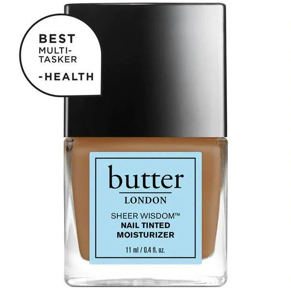 nail polish moat tapestry-Butter London Sheer Wisdom Nail Tinted Moisturizer - Tan