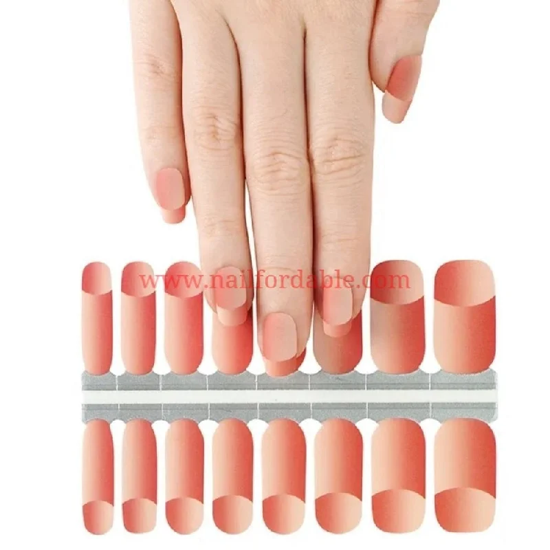 nail repair with moschata oil-Peach 3D Illusion