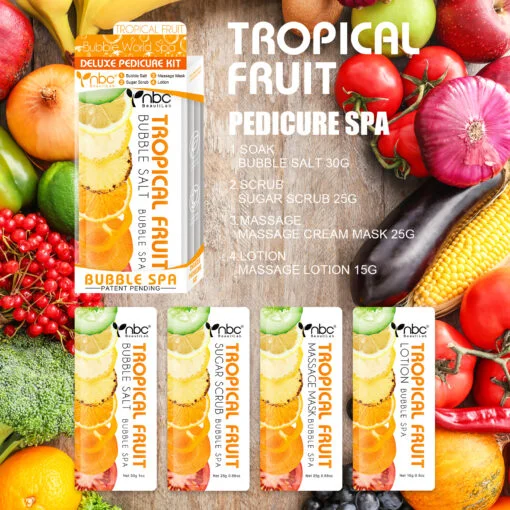 nail repair for nail repair thickness enhancements-NBC Bubble Spa Tropical Fruit 50 pcs./case, 108 cases/pallet Success